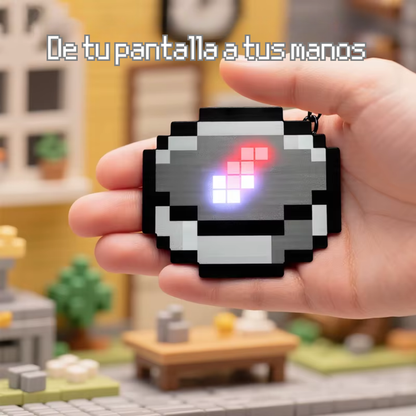 Llavero de brujula de Minecraft